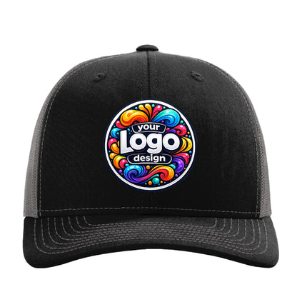 Richardson 112 Snapback Trucker Cap - Custom, Upload your Logo