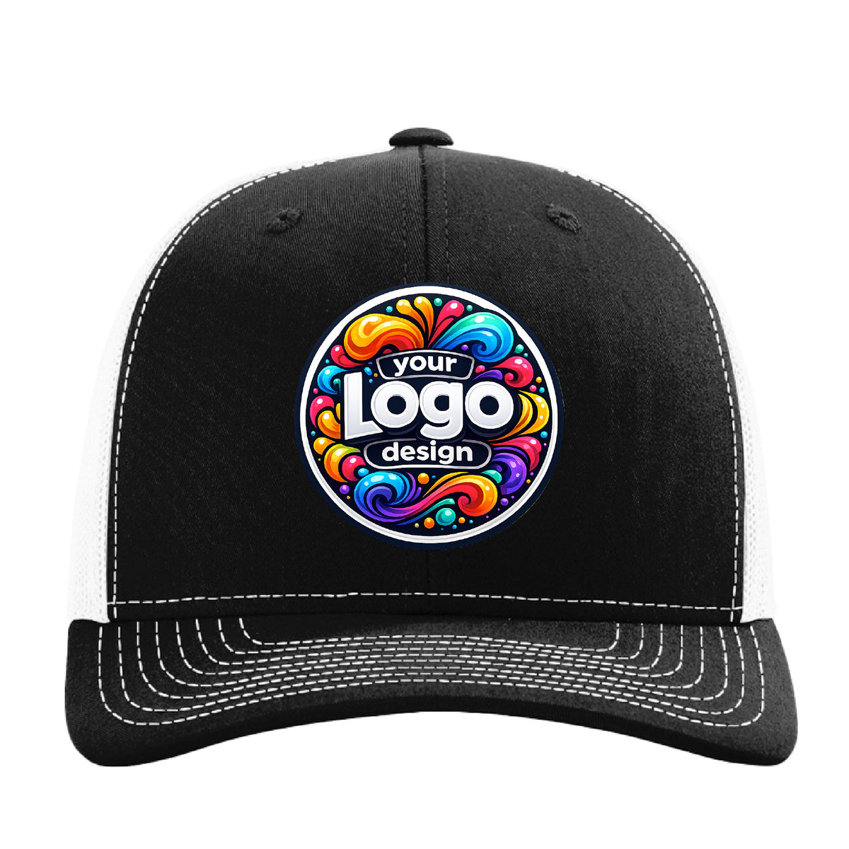Richardson 112 Snapback Trucker Cap - Custom, Upload your Logo