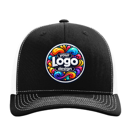 Richardson 112 Snapback Trucker Cap - Custom, Upload your Logo
