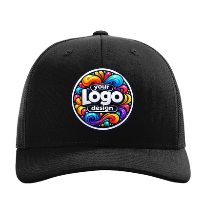 Richardson 112 Snapback Trucker Cap - Custom, Upload your Logo