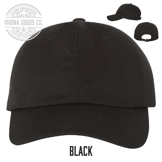 250 Full Color Custom Patch Shape Hats, Cut to the Shape of Your Logo - Dad Hat ($12.00 / hat)