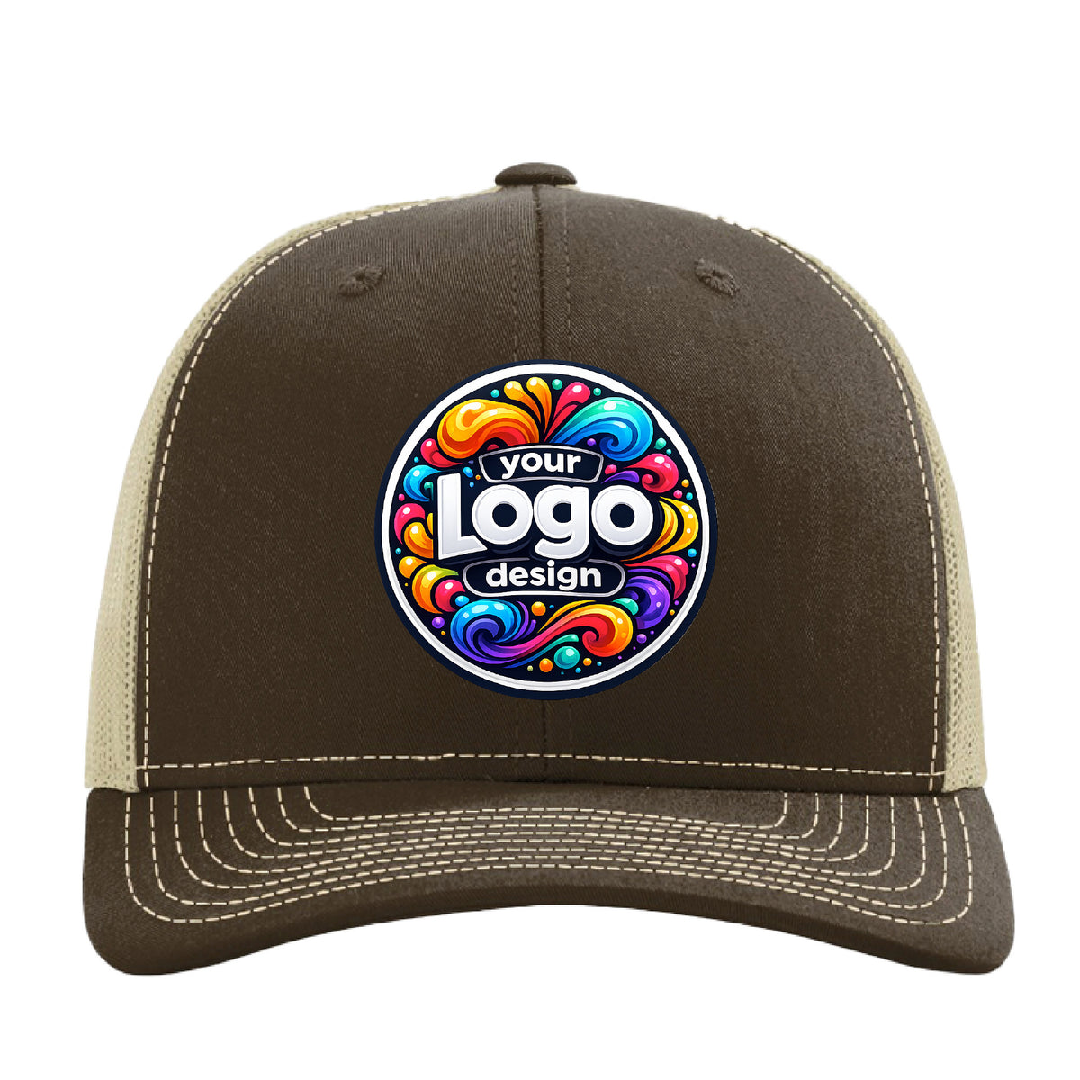 Richardson 112 Snapback Trucker Cap - Custom, Upload your Logo
