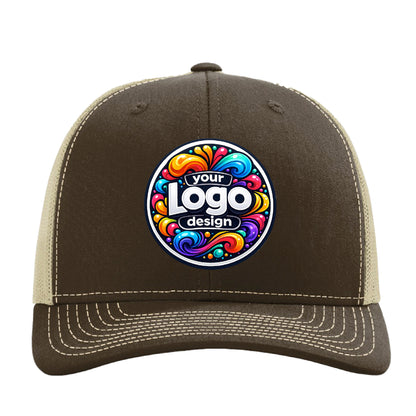 Richardson 112 Snapback Trucker Cap - Custom, Upload your Logo