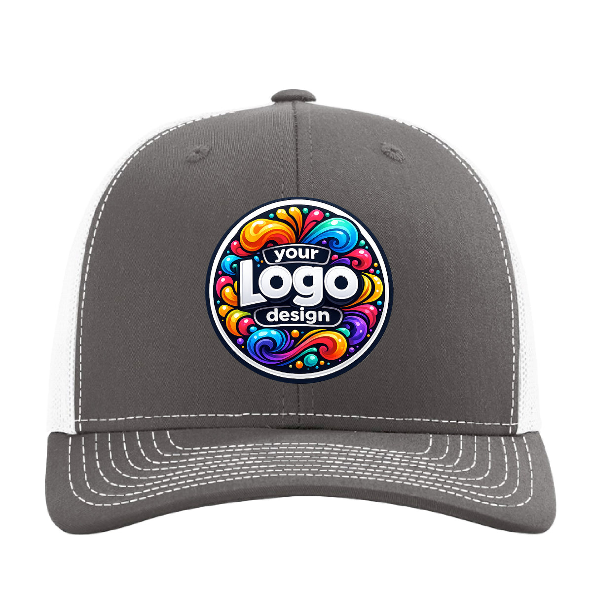 Richardson 112 Snapback Trucker Cap - Custom, Upload your Logo