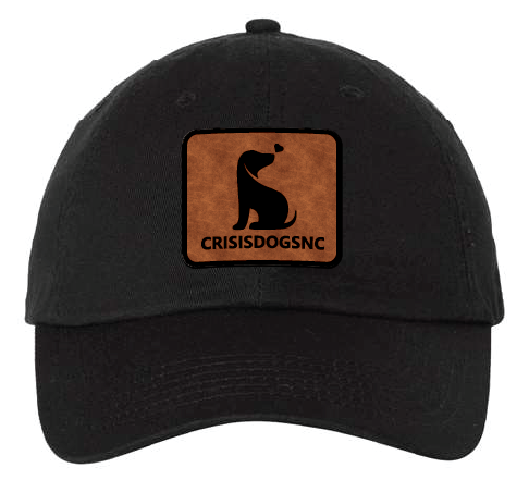 Crisis Dogs NC Dad Patch Hat (Black Hat, Brown/Black Patch)