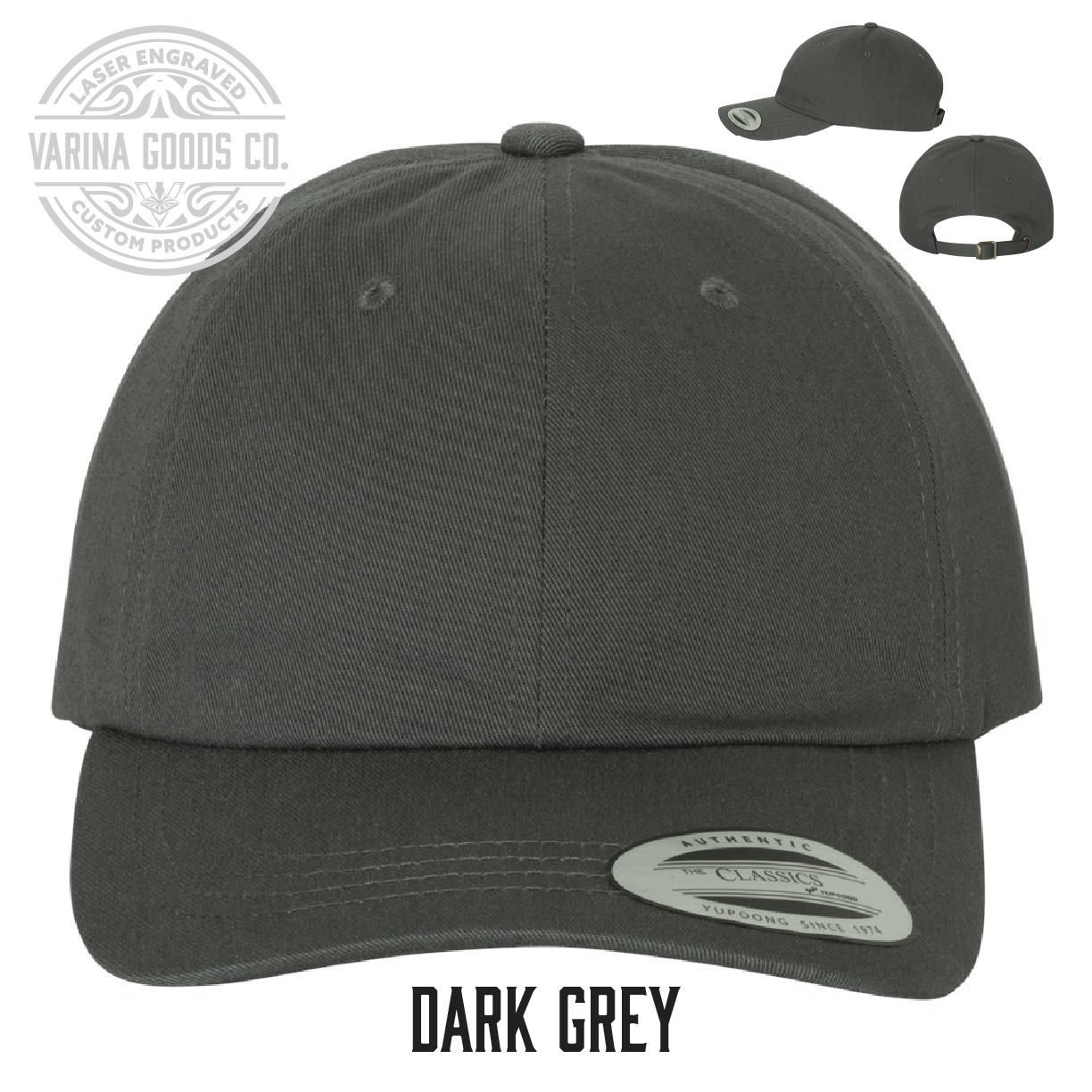 12 Full Color Custom Patch Shape Hats, Cut to the Shape of Your Logo - Dad Hat