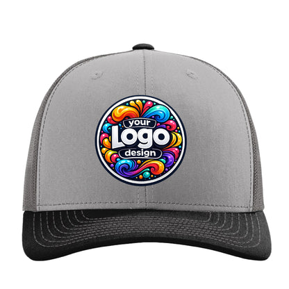 Richardson 112 Snapback Trucker Cap - Custom, Upload your Logo