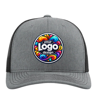 Richardson 112 Snapback Trucker Cap - Custom, Upload your Logo
