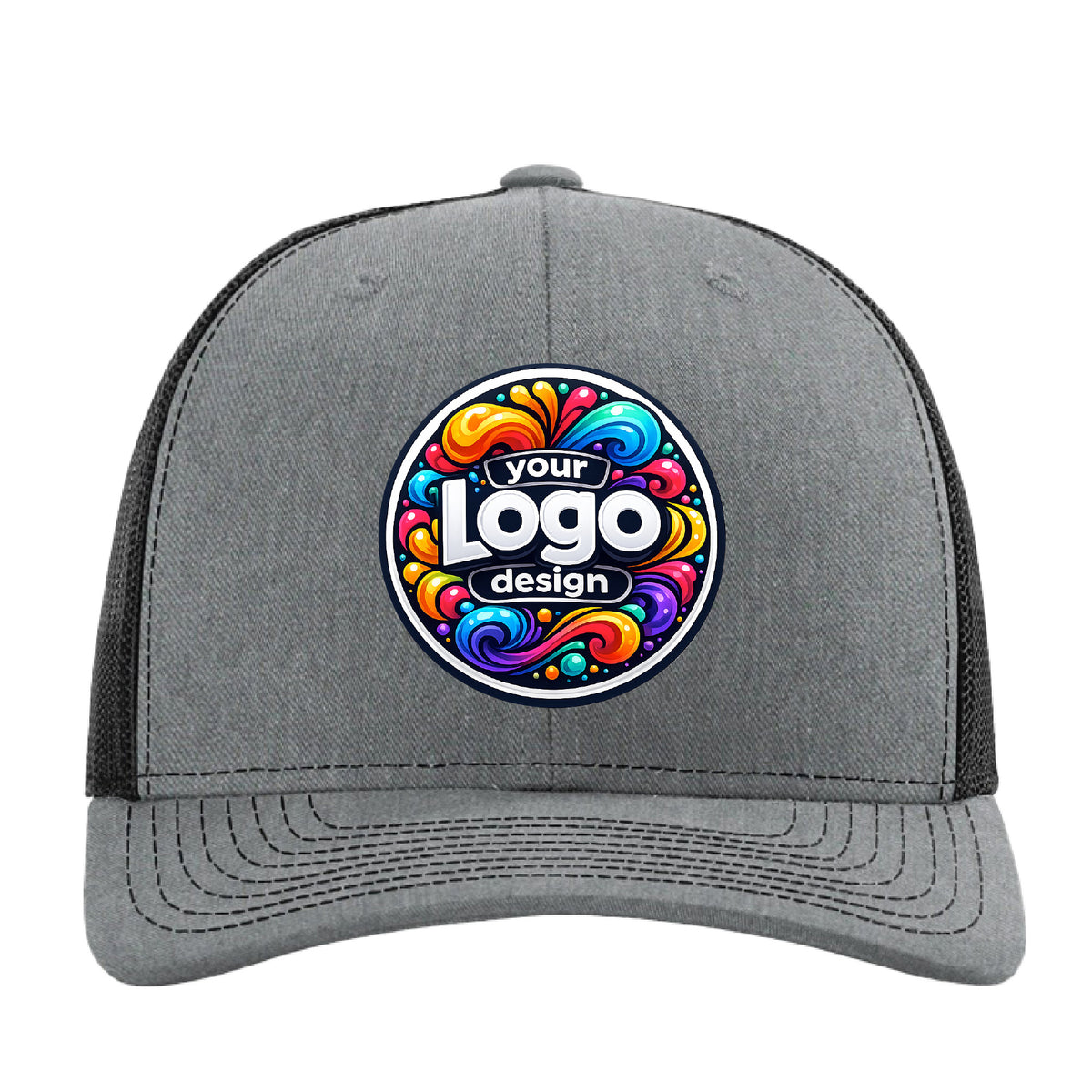 Richardson 112 Snapback Trucker Cap - Custom, Upload your Logo
