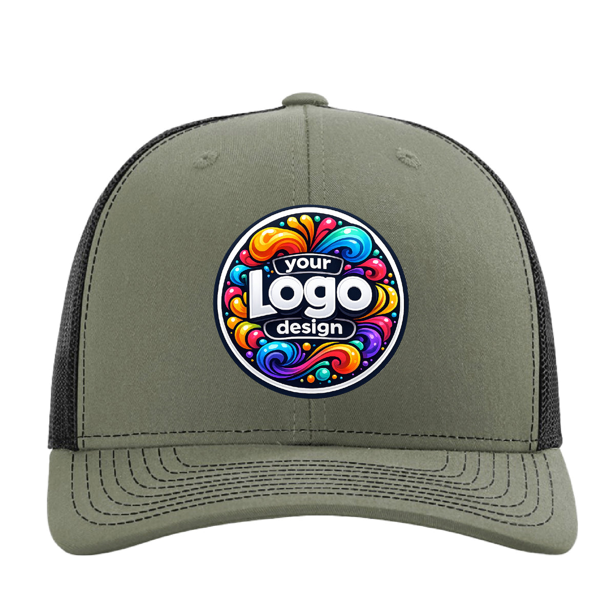 Richardson 112 Snapback Trucker Cap - Custom, Upload your Logo