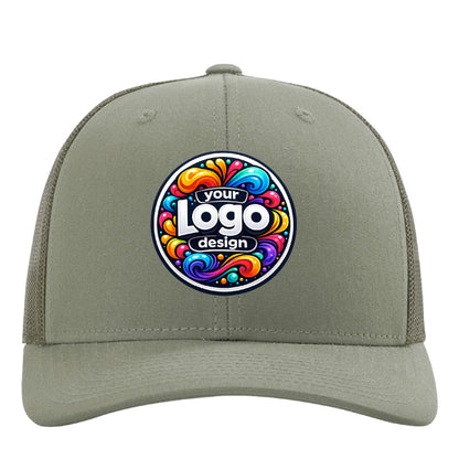 Richardson 112 Snapback Trucker Cap - Custom, Upload your Logo