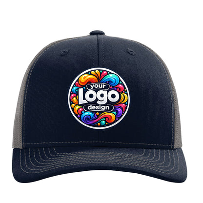 Richardson 112 Snapback Trucker Cap - Custom, Upload your Logo