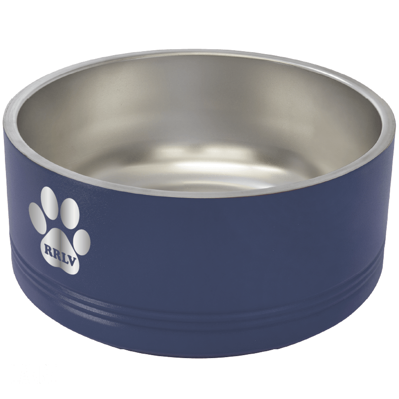 Retriever Rescue Las Vegas Laser Engraved Pet Bowl