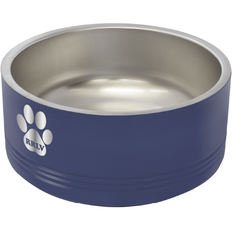 Retriever Rescue Las Vegas Laser Engraved Pet Bowl