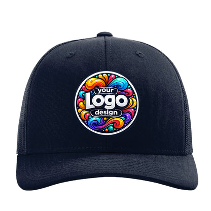 Richardson 112 Snapback Trucker Cap - Custom, Upload your Logo