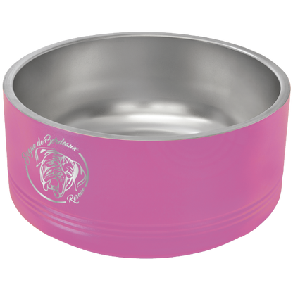 Dogue de Bordeaux laser Engraved Dog Bowl