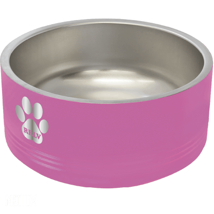 Retriever Rescue Las Vegas Laser Engraved Pet Bowl