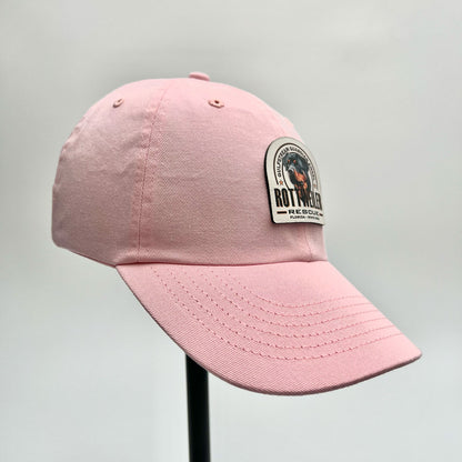 Gulfstream Guardian Angel pink dad hat with a full color patch.