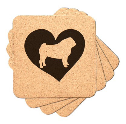 Pug Love Coasters