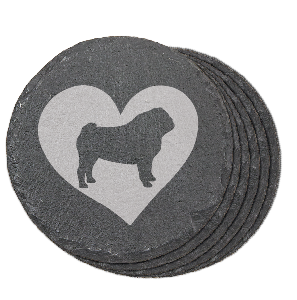 Pug Love Coasters