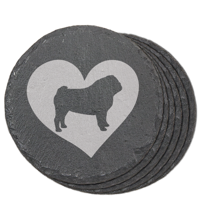 Pug Love Coasters