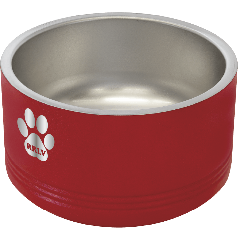 Retriever Rescue Las Vegas Laser Engraved Pet Bowl