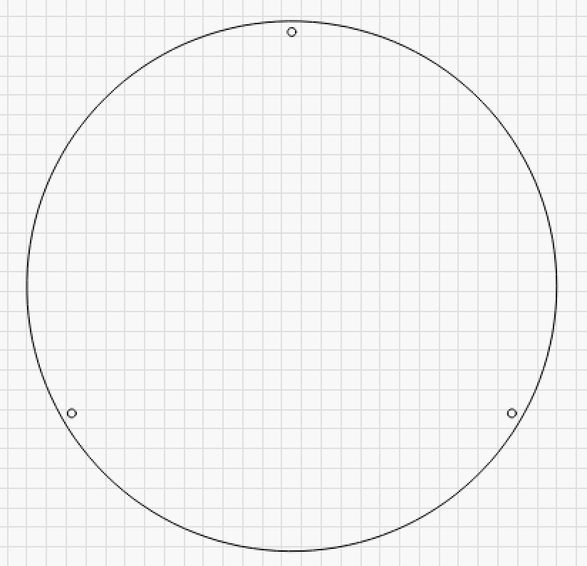 Lazy Susan Bottom Acrylic