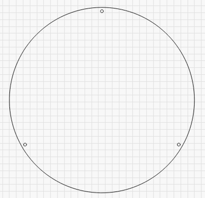 Lazy Susan Bottom Acrylic