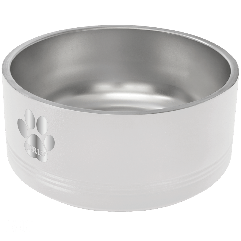 Retriever Rescue Las Vegas Laser Engraved Pet Bowl